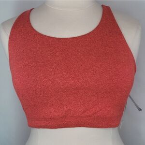 Ideology Orange Sweat Set Low Impact Sports Bra